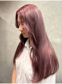 【藤沢】ピンクラベンダー/ブリーチカラー