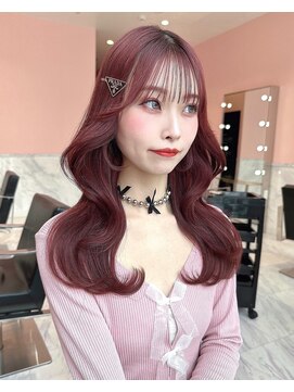 ルイ(LOUIS) 【 LOUIS 】ブリーチなしで叶う ストロベリーピンク