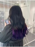 ハイライトバレイヤージュダブルカラーケアブリーチ20代30代