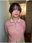【諒】マッシュショートカットショートヘア透明感カラー前髪あり