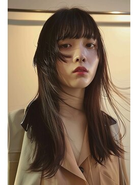 ラナ 新宿(lana) レイヤー/セミロング/似合わせ/韓国風/【lana hair新宿】