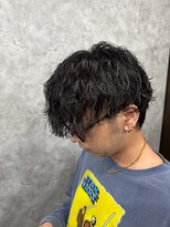 メルティエ(Mertie)&nbsp;波巻きパーマ×ハイライト【メンズカット/錦糸町】