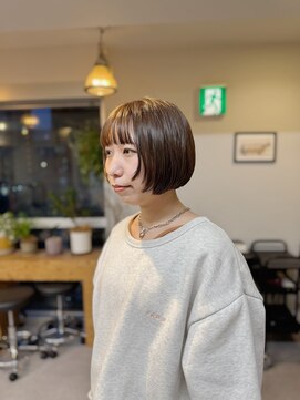 アンドチル 渋谷(AND CHILL) マッシュボブ/顔まわりレイヤー/ミニボブ