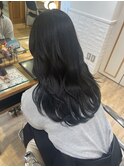 透け感シアーグレージュ×ローレイヤー