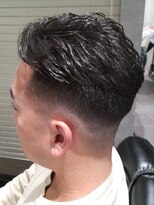 ヨシザワインク バンダイ(YOSHIZAWA Inc. BANDAI)&nbsp;新発田万代理容バーバーフェードアイロンパーマ濡れパン色気渋い