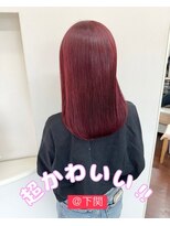 ミウミウヘア(miu miu hair)&nbsp;ブリーチなしRED☆