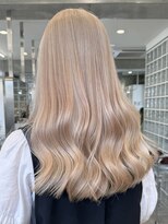 サンクマーケット 渋谷(cinq MARKET) 渋谷ミルクティーベージュハイトーンカラーヘーゼルベージュ30代