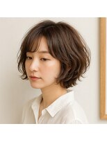 スープレックス ヘアーデザイン(SOUPREX HAIR DESIGN)&nbsp;ふんわりパーマショートボブ　20代 30代 40代 50代 60代髪質改善