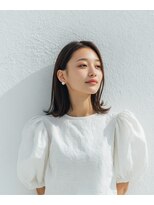 バグズ ヘアデザイン 桔梗が丘店(Baguz HAIR DESIGN)&nbsp;上品ツヤ感ナチュラルボブ