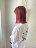 ブリーチ無し　ダブルカラー　暖色系