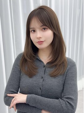 アマトウキョウスマートサロン(AMA TOKYO×Smart Salon) くびれレイヤー/顔まわりカット/レイヤーカット/小顔ヘア