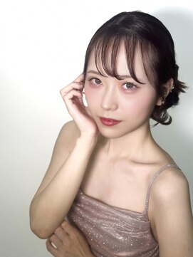 ステラ(Stella) 宣材サロモ編。前髪スルー感ある感じのまとめ髪VOL2.0