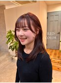 セミロング レイヤースタイル