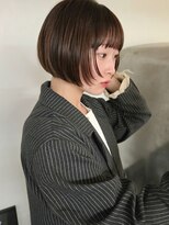 マカロニコースト(macaroni coast)&nbsp;丸みが可愛いミニボブ 前髪あり ミニボブ