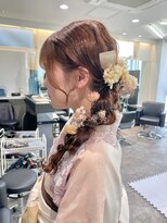 ケンジ 横浜(KENJE)&nbsp;編みおろし/卒業式/袴/ゆるふわヘア/ヘアアレンジ