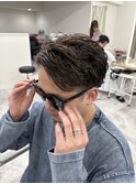 ナチュラルハイライト×ニュアンスパーマ