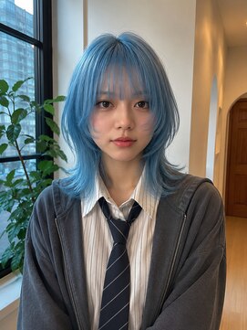 ルーズ(LOOSE) 水色くびれ大人レイヤー