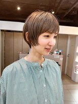 クルー(Creww KYOTO)&nbsp;顔回りフォワードの丸みマッシュショート