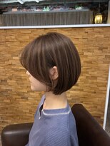 エルズ 大宮店(ailes) ダークパープル/ナチュラルショート/ミルクブラウン/夏/大宮