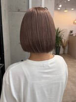 ラニヘアサロン(lani hair salon)&nbsp;暖色ミルクティーグレージュ/ナチュラルカラー/透け感カラー