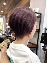 エアージーモ 小倉店(Fate design Air G mo) ショートカット レッドカラー