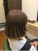 ふんわりとした肩上ボブ