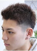 アップバングショート