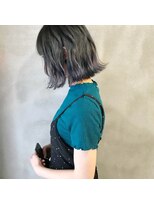 ミント(mint) ツヤ髪、暗めグレー!