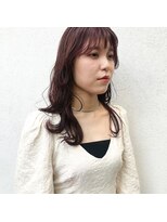 フェンヘアーアイス 中目黒(Fen.hair ici)&nbsp;ロングヘア　リラックスロング　ピンク系カラー