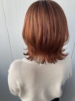 ヘアスタジオニコ(hair studio nico...) orange color