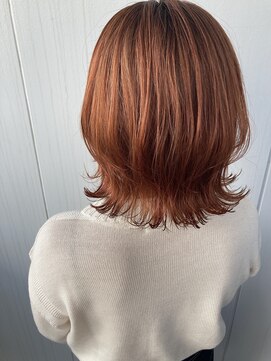 ヘアスタジオニコ(hair studio nico...) orange color