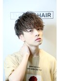 束感 刈り上げ ナチュラル ソフトスパイラルマッシュ