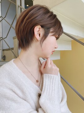 ロンド ストラーダ 心斎橋(Lond strada) ショート×ハイライト白髪ぼかし×シルキーベージュ[心斎橋]