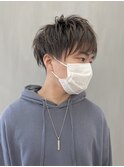 ツーブロック束感ショート*