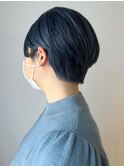 コンパクトショート_アースカラーくびれヘアツートン_ba378112