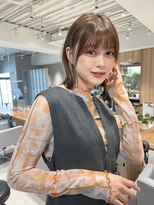 ミンクス 青山店(MINX) 外ハネボブ×カカオブラウン