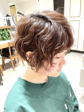 アルクバイネオリーブ 荻窪店(arc by neolive) 刈り上げショート×プードルパーマ♪
