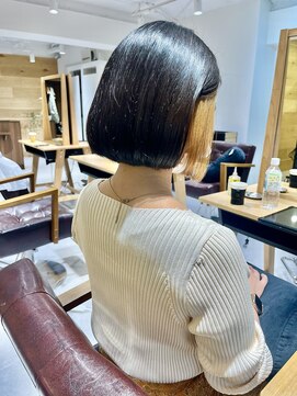 アーティクル(Article) 【Article二子玉川】大人イヤリングカラーミニボブ