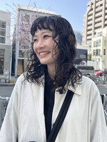 シーズ 栄(sea's) パーマ+レイヤースタイル