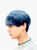 ダブルカラー/マッシュ前おろしバング/ツーブロ/10代20代