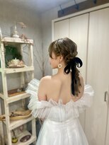 ベルトオブヴィーナス(Belt of venus)&nbsp;【花嫁ヘア】編みおろしアレンジ