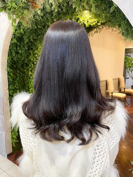 ソワリー 栄(THOiRY) ブリーチ無し【ブルーバイオレットカラー】