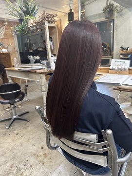 ウィークエンド(WEEKEND) レッドブラウン【カット+Wカラー+トリートメント13800円】