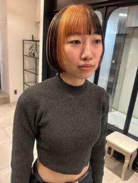 シータ(sheta) 【表参道sheta小林】10代20代30代デザインカラーハイトーンボブ