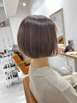 ネイロ 錦糸町(NeiRo)&nbsp;魅力倍増カールセミディシアーカラーダークアッシュショートヘア