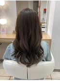ブラウン×ミディアム×髪質改善トリートメント【護国寺駅】