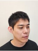 自然な刈上ショート