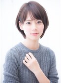 Say.岩井　ひし形ショートボブ×耳かけショート×大人可愛い