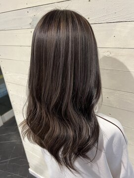 ルノン(LUNON) ハイライト×シルバーベージュ/ハイライト/ダブルカラー