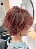 ボブレイヤー×伸ばし中×ぱつっとボブ